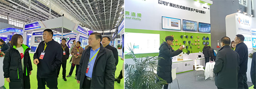 河北省水利廳副巡視員、河北省水利學會理事長馮謙誠一行蒞臨展位參觀指導
